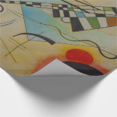Kandinsky Abstrakt Leinwand Artwork Geschenkpapier (Ecke)