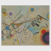 Kandinsky Abstrakt Leinwand Artwork Geschenkpapier (Flach)