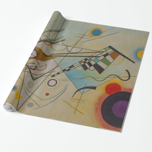 Kandinsky Abstrakt Leinwand Artwork Geschenkpapier (Ungerollt)