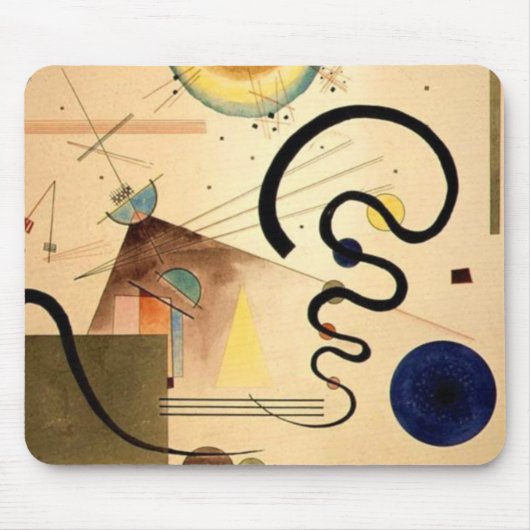 Kandinsky Abstrakt Mousepad (Vorne)