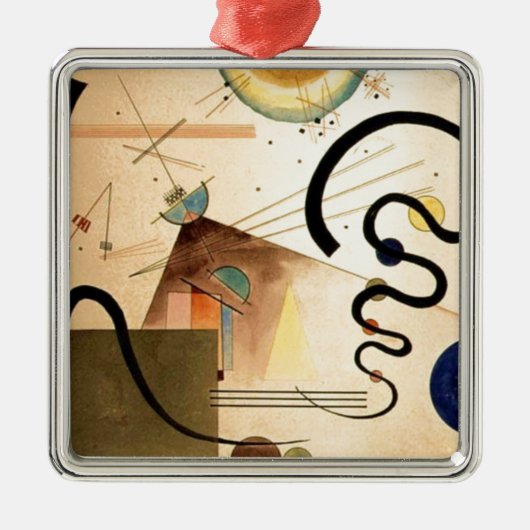 Kandinsky Abstrakt Ornament Aus Metall (Vorne)