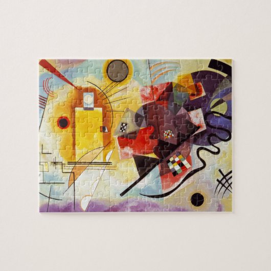 Kandinsky Abstrakt Painting Modern Artwork Design Puzzle (Horizontal)