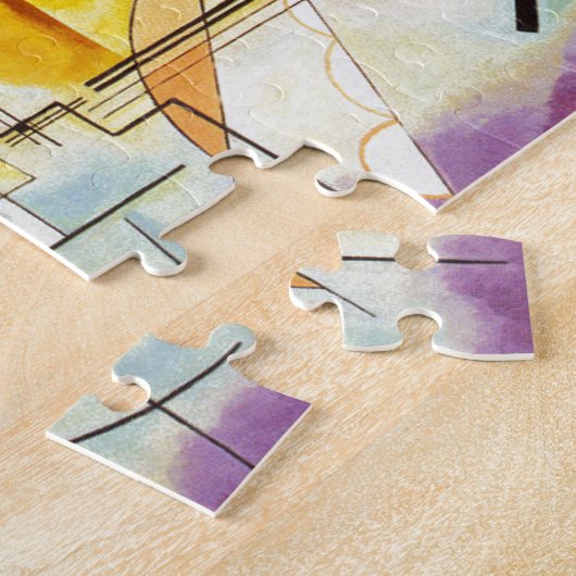 Kandinsky Abstrakt Painting Modern Artwork Design Puzzle (Seite)