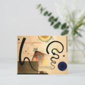 Kandinsky Abstrakt Postkarte (Stehend Vorderseite)