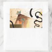 Kandinsky Abstrakt Rechteckiger Aufkleber (Tasche)