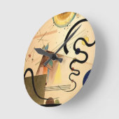 Kandinsky Abstrakt Runde Wanduhr (Winkel)