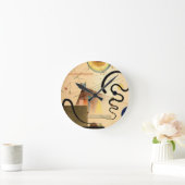 Kandinsky Abstrakt Runde Wanduhr (Zuhause)