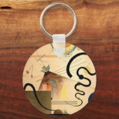 Kandinsky Abstrakt Schlüsselanhänger (Vorderseite)