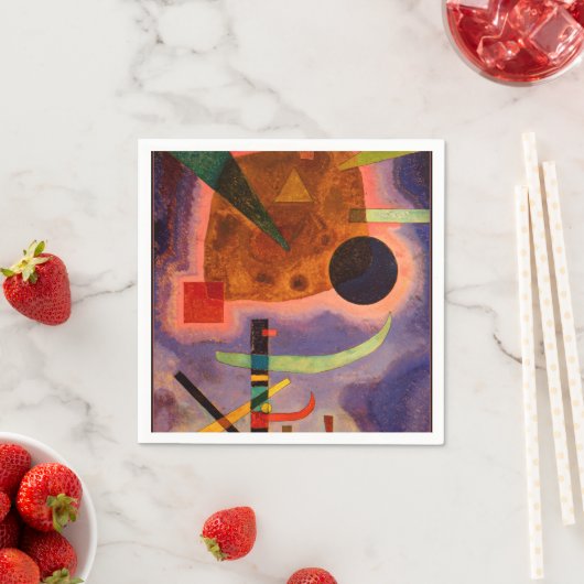 Kandinsky - abstrakte Elemente Serviette (Beispiel)