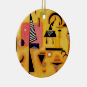 Kandinsky Abstrakte entscheidende rosa geometrisch Keramik Ornament (Rechts)