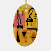 Kandinsky Abstrakte entscheidende rosa geometrisch Keramik Ornament (Rechts)