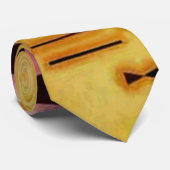 Kandinsky Abstrakte entscheidende rosa geometrisch Krawatte (Gerollt)