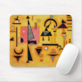 Kandinsky Abstrakte entscheidende rosa geometrisch Mousepad (Mit Mouse)