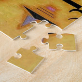 Kandinsky Abstrakte entscheidende rosa geometrisch Puzzle (Seite)