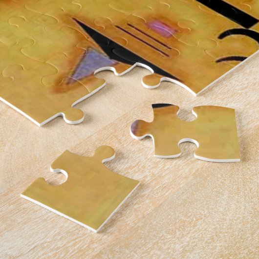 Kandinsky Abstrakte entscheidende rosa geometrisch Puzzle (Seite)