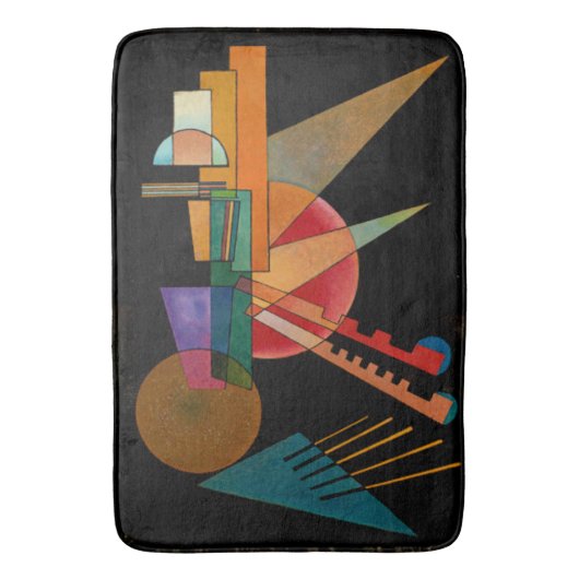Kandinsky - Abstrakte Interpretation Badematte (Vorderseite Vertikal)