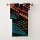 Kandinsky - Abstrakte Interpretation Badhandtuch Set (Insitu)