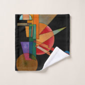 Kandinsky - Abstrakte Interpretation Badhandtuch Set (Waschlappen)