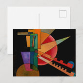 Kandinsky - Abstrakte Interpretation Feiertagspostkarte (Vorne/Hinten)