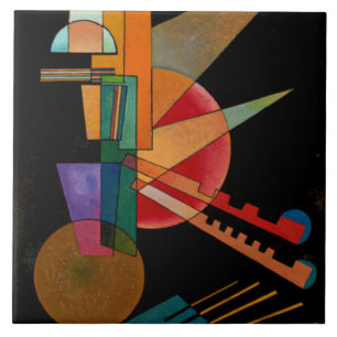Kandinsky - Abstrakte Interpretation Fliese