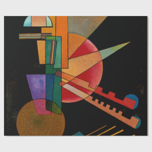 Kandinsky - Abstrakte Interpretation Geschenkpapier (Flach)