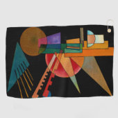 Kandinsky - Abstrakte Interpretation Golfhandtuch (Horizontal)