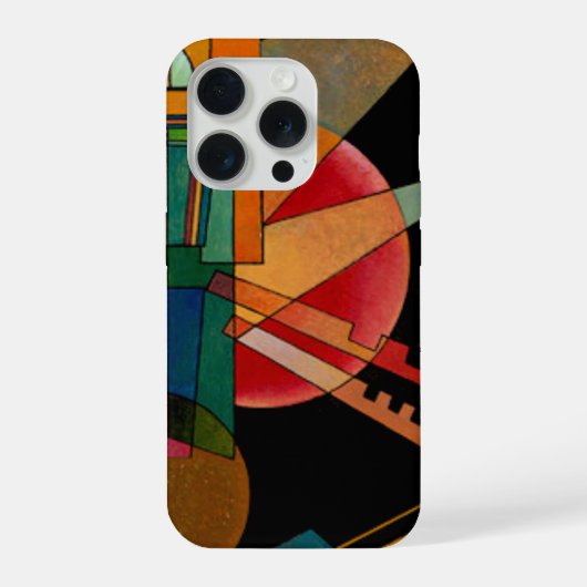 Kandinsky - Abstrakte Interpretation iPhone Hülle (Rückseite)