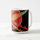 Kandinsky - Abstrakte Interpretation Kaffeetasse (VorderseiteRechts)