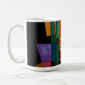 Kandinsky - Abstrakte Interpretation Kaffeetasse (Links)