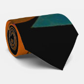 Kandinsky - Abstrakte Interpretation Krawatte (Gerollt)