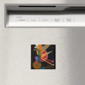 Kandinsky - Abstrakte Interpretation Magnet (In Situ (Geschirrspüler))