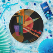 Kandinsky - Abstrakte Interpretation Pappteller (Party)