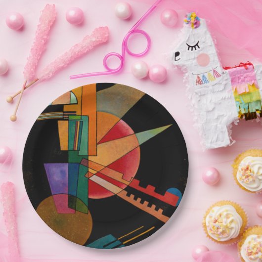 Kandinsky - Abstrakte Interpretation Pappteller (Party)