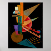 Kandinsky - Abstrakte Interpretation Poster (Vorne)