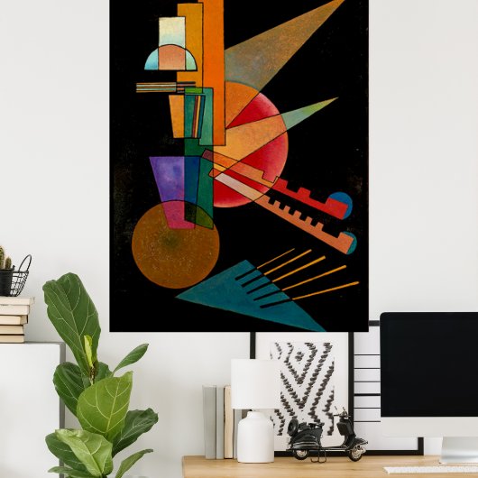 Kandinsky - Abstrakte Interpretation Poster (Heimbüro)