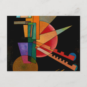 Kandinsky - Abstrakte Interpretation Postkarte