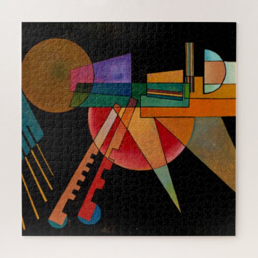 Kandinsky - Abstrakte Interpretation Puzzle (Horizontal)