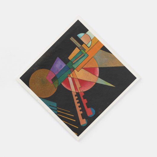 Kandinsky - Abstrakte Interpretation Serviette (Ecke)