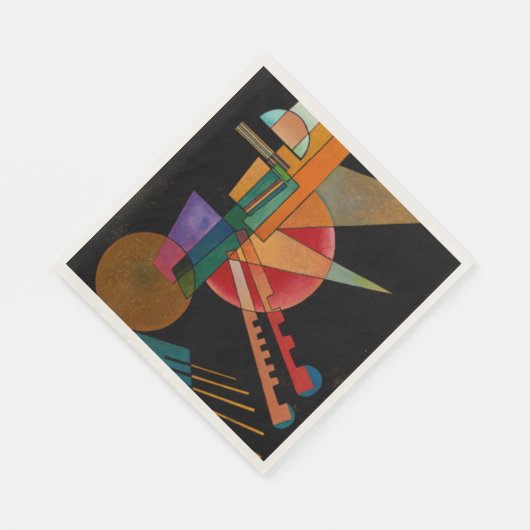Kandinsky - Abstrakte Interpretation Serviette (Ecke)