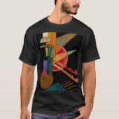 Kandinsky - Abstrakte Interpretation T-Shirt (Vorderseite)