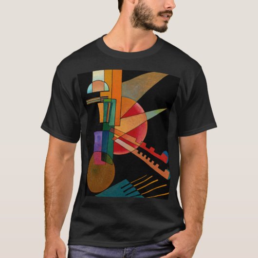 Kandinsky - Abstrakte Interpretation T-Shirt (Vorderseite)
