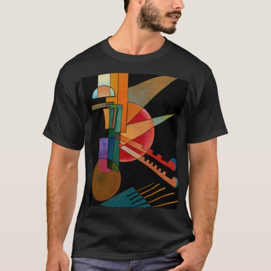 Kandinsky - Abstrakte Interpretation T-Shirt (Vorderseite)