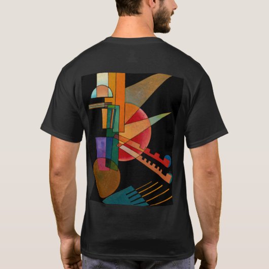 Kandinsky - Abstrakte Interpretation T-Shirt (Rückseite)