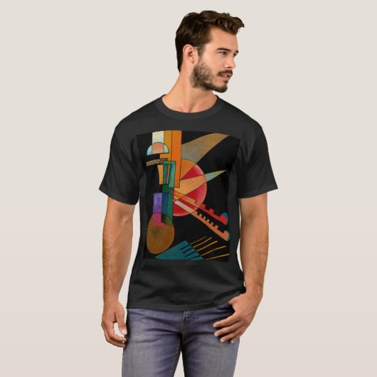 Kandinsky - Abstrakte Interpretation T-Shirt (Vorne ganz)