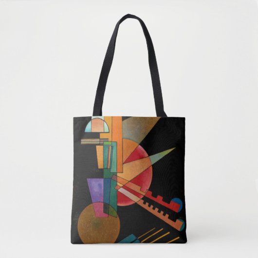 Kandinsky - Abstrakte Interpretation Tasche (Vorderseite)