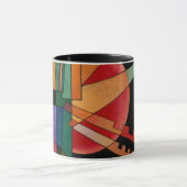 Kandinsky - Abstrakte Interpretation Tasse (Zentrum)