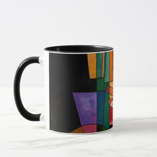 Kandinsky - Abstrakte Interpretation Tasse (Links)