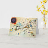 Kandinsky abstrakte Kunst Karte (Gelbe Blume)