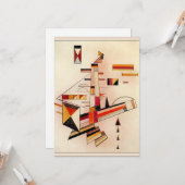 Kandinsky - abstrakte Kunst, Karte (Vorderseite/Rückseite Beispiel)
