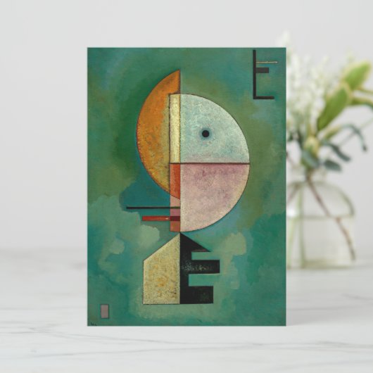 Kandinsky - abstrakte Kunst nach oben, Karte (Stehend Vorderseite)